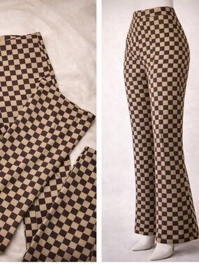 Urban Outfitters Checkered Flare Pants